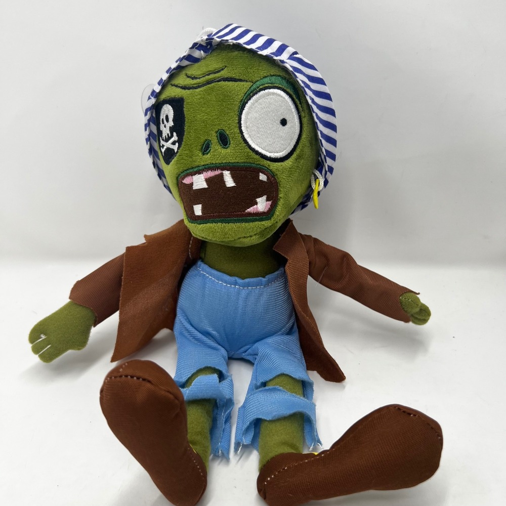 Plants vs Zombies PvZ  Pirate Zombie‎ Plush Toy Linxin With Suction Cup